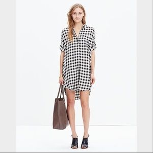 Madewell Courier Shirtdress in Buffalo Check
